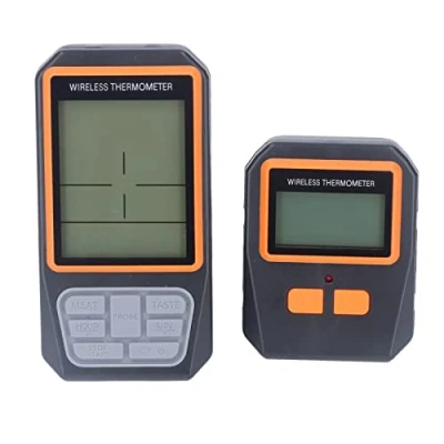 Afbeelding van Draadloze Vleesthermometer met 4 Probes, Digitale Koken Voedsel Vlees Thermometer Draadloos voor Roker BBQ Grill