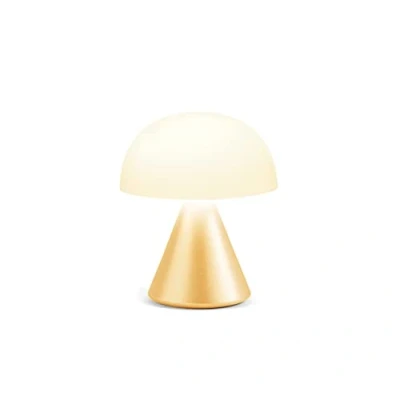 Afbeelding van Mina LH60 Mini LED aluminium lamp 6 uur lichtduur helder geel