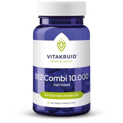 Afbeelding van Vitakruid B12 Combi 10.000 met Folaat, 60 tabletten