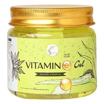 Afbeelding van SVATV Vitamine e Aloë Vera gel Kalmerende hydratatie van de huid Verlichting bij zonnebrand Donkere vlekken lichter maken Vrij parabenen en sulfaten 200 g 7,05 oz 0,44 pond