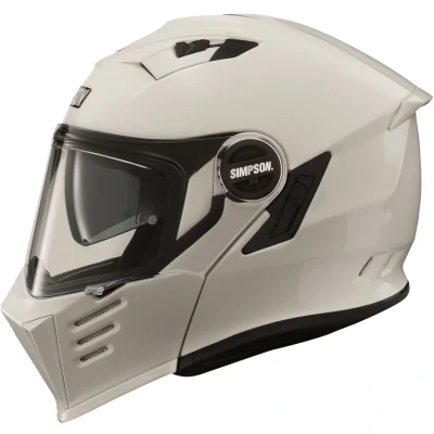 Afbeelding van Simpson Darksome Solid 06 Helm, wit, afmeting XL voor man