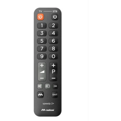 Afbeelding van Meliconi Speedy 2+ afstandsbediening IR Draadloos TV, TV tuner, set topbox Drukknopen