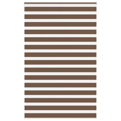 Afbeelding van Zebra rolgordijn 145x230 cm stofbreedte 140,9cm polyester bruin