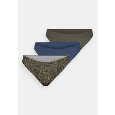 Afbeelding van Björn Borg Performance Thong 3 PACK String, Dames, Maat: 42, Khaki