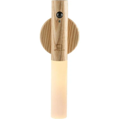 Afbeelding van Gingko Smart Baton Lamp hout witte es oplaadbaar sensor