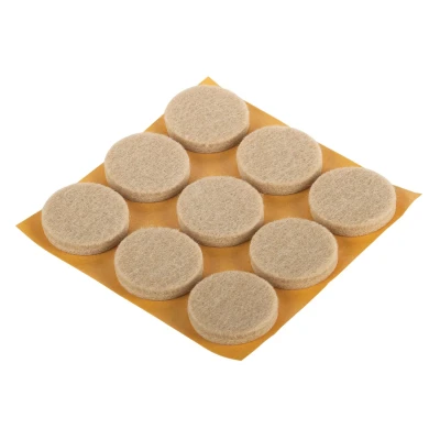 Afbeelding van Fix o moll big duo parketglijders stoelviltjes rond 28mm beige