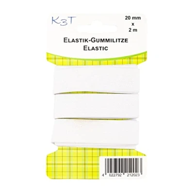 Afbeelding van K3T 81202 elastiek 20 mm x 2 m, wit