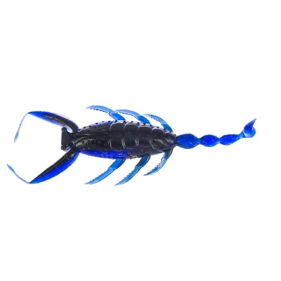 Afbeelding van Molix SC Bug 4&#039;&#039; ( 5 pcs ) col. Blue Notte / Black Creature bait