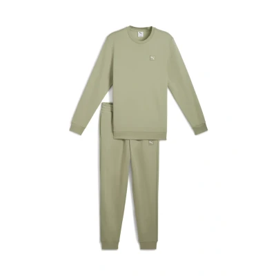 Afbeelding van Puma Essentials Elevated Jogging SET Trainingspak, Heren, Maat: Medium, Lux army