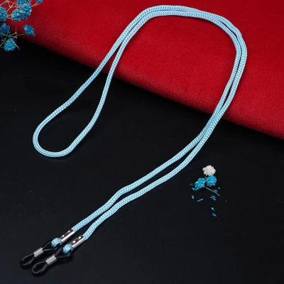 Afbeelding van Brillenkoord Brillenketting 2 Stuks Licht Blauw