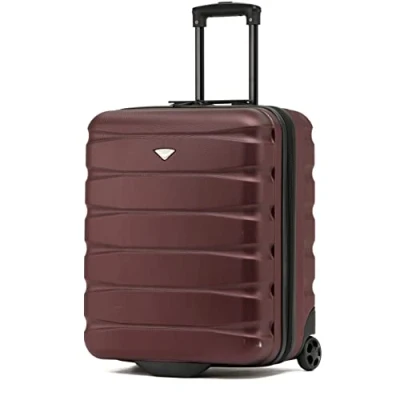 Afbeelding van Flight Knight Lichtgewicht ABS koffer met 2 wielen, harde koffer, handbagage voor in de cabine, goedgekeurd meer dan 100 luchtvaartmaatschappijen, waaronder British Airways, Ryanair en easyJet