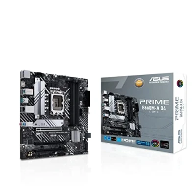 Afbeelding van ASUS PRIME B660M A D4 CSM moederbord Intel B660 LGA 1700 micro ATX