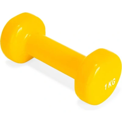 Afbeelding van VirtuFit Vinyl Dumbbell Pro Gewichten Fitness 1 kg Geel Halter stuk