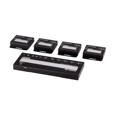 Afbeelding van Aten 4 poorts 4K HDMI Cat 6 splitter, Schakeldoos