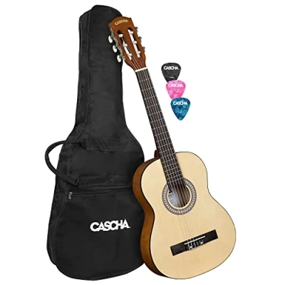 Afbeelding van Cascha HH 2354 Student Series klassieke gitaar 1/2 + gigbag plectrums