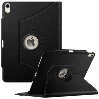 Afbeelding van FINTIE Roterende hoes compatibel met iPad Air 13&quot; (M2) 2024 [360 graden draaiend] beschermhoes potloodhouder, automatisch slapen/waken, zwart