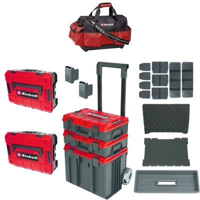 Afbeelding van Einhell E Case Opberg Set 19 delig Stapelbaar
