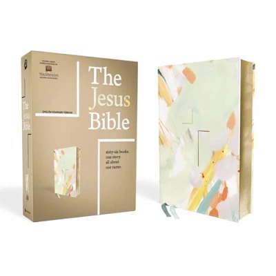 Afbeelding van The Jesus Bible, ESV Edition, Leathersoft, Multi Color/Teal: English Standard Version, Color/Teal, Leathersoft