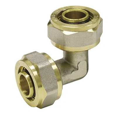 Afbeelding van Pipetec Schroeffitting hoek 16x2 mm 90 voor meerlaagse composietbuis, DVGW, UBA conform, tot max. 100 C
