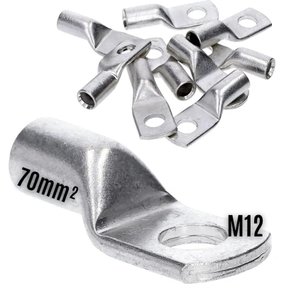 Afbeelding van 10 stuks Kalitec HR70 12 standaard buiskabelschoenen 70 mm² M12 I zonder kijkgat Made in Germany