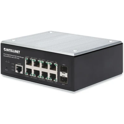 Afbeelding van Intellinet 508278 netwerk switch Managed L2+/L3 Gigabit Ethernet (10/100/1000) Power over (