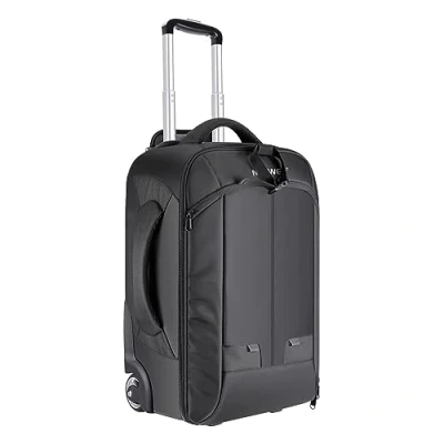 Afbeelding van Neewer 2 in 1 camerarugzak, bagagetrolley met dubbele stang, afneembaar gevoerd vak voor spiegelreflex /DSLR camera&#039;s, statief objectief en andere accessoires (zwart/grijs)