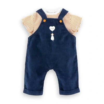 Afbeelding van Corolle T shirt en tuinbroek, marineblauw, kleding, voor poppen 36 cm, vanaf 2 jaar, 9000141890