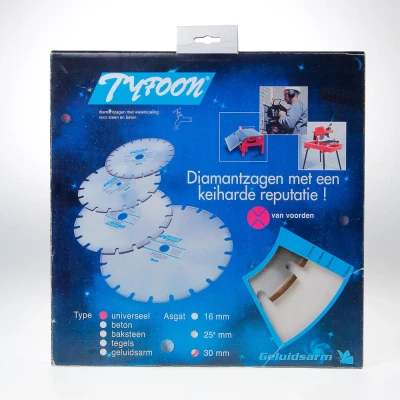 Afbeelding van Voorden Diamantzaag universeel nat Tyfoon diameter 250 x asgat 30mm