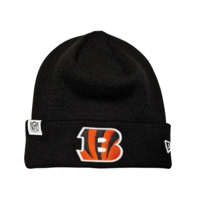 Afbeelding van New Era Cincinnati Bengals NFL Loop Label Knit Zwart Beanie Muts