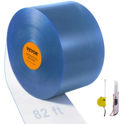 Afbeelding van VEVOR 2500x20cm strokengordijnlamellen PVC lamellengordijn verkocht per meter 2 mm