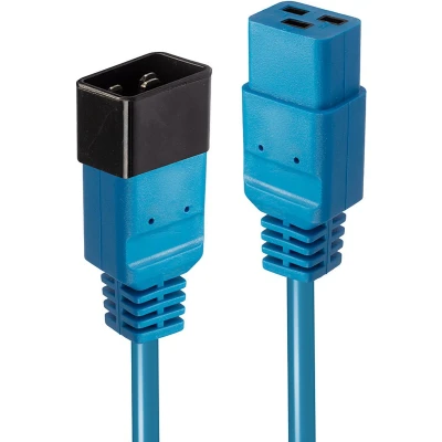 Afbeelding van LINDY 30122 3m IEC verlengkabel, blauw