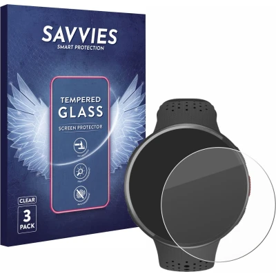 Afbeelding van Savvies Glas Screenprotector voor Polar Pacer Pro Gehard Beschermglas 9H (3 Stuks)