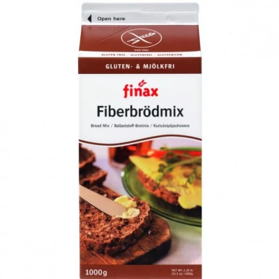 Afbeelding van Finax Bakmix bruin vezelrijk 1 kilog