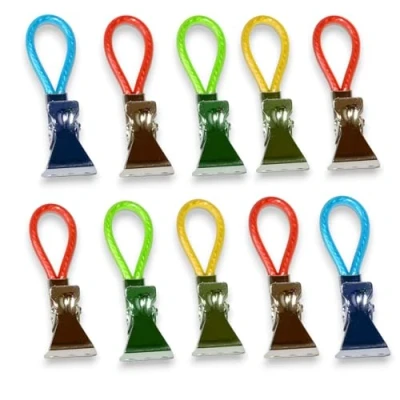 Afbeelding van all around24 Hangers voor handdoeken, handdoekclips, haken, lussen, set, clips, pannenlappen, theedoeken, clips (10 stuks)