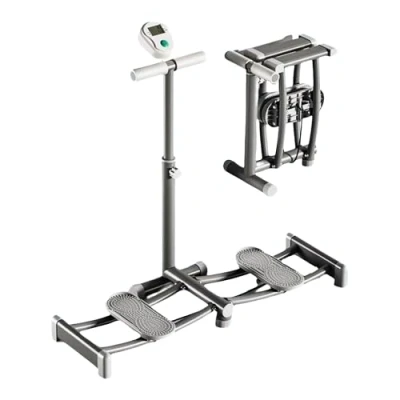 Afbeelding van Beentrainer 2 in 1, Ski Trainer Exercise Machine, Opvouwbare Trainingsapparatuur Been met Toonbank. Ideaal voor het Trainen van de Bekkenbodem, Benen, Billen, Dijen Sportschool of Thuis.