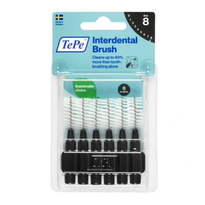 Afbeelding van 3x TePe Interdentale Ragers Original 1,5 mm Zwart 6 stuks