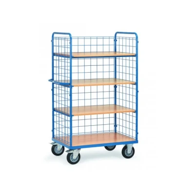 Afbeelding van Fetra 8413 Etagewagen Staal Poedercoating Laadvermogen (max.): 500 kg Stralend blauw (RAL 5007)