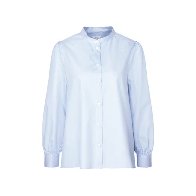Afbeelding van Seidensticker Damesblouse met lange mouwen, regular fit, blauw, 34