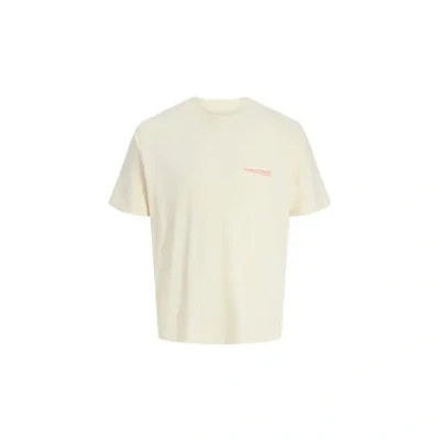 Afbeelding van Jack &amp; Jones Tshirt print, Heren, Maat: Small, Antique white