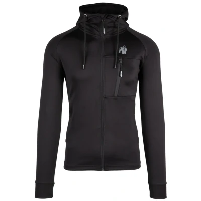Afbeelding van Gorilla Wear Scottsdale Sweater met rits, Heren, Maat: XL, Black