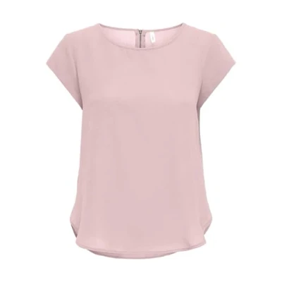 Afbeelding van ONLY Onlvic Solid NOOS Tshirt basic, Dames, Maat: 38, Potpourri