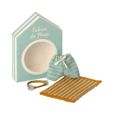 Afbeelding van Maileg knuffelmuis grote broer strandset 12 cm
