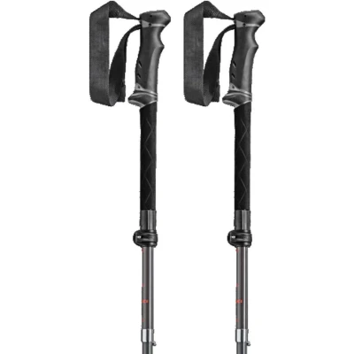 Afbeelding van Leki Legacy FX TA Wandelstok Silver Gray Bright Red Black Grijs Wandelstokken