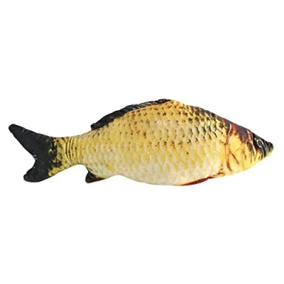 Afbeelding van Zerodis Simulatie Karper Vis Vorm Pluche Speelgoed Gevulde Gezouten Gooi Kussen Home Decor (40cm)