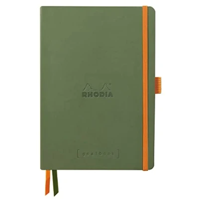 Afbeelding van Rhodia Goalbook Dotted A5 Softcover Sauge