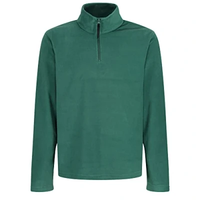 Afbeelding van Flessen Groen dunne fleece trui met halve rits merk Regatta maat M