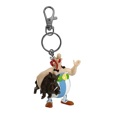 Afbeelding van Asterix and Obelix: Obelix Carrying A Boar Keychain