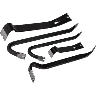 Afbeelding van Gorilla Bar 64 961 5 pack breekijzerset stuks zwarte poederlak