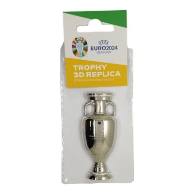 Afbeelding van UEFA Euro 2024 Pokal Trophy 2 D magneet 70 mm fanartikelen voor het voetbal Europees kampioenschap