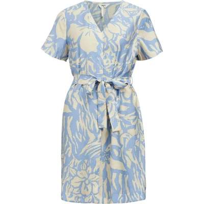 Afbeelding van Object Objkarina S/s Re Short Dress Noos Dames Jurk Multi Maat 42
